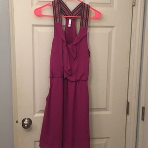 Racer back dress with POCKETS!